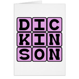 Emily Dickinson, amerikansk Poet Hälsningskort