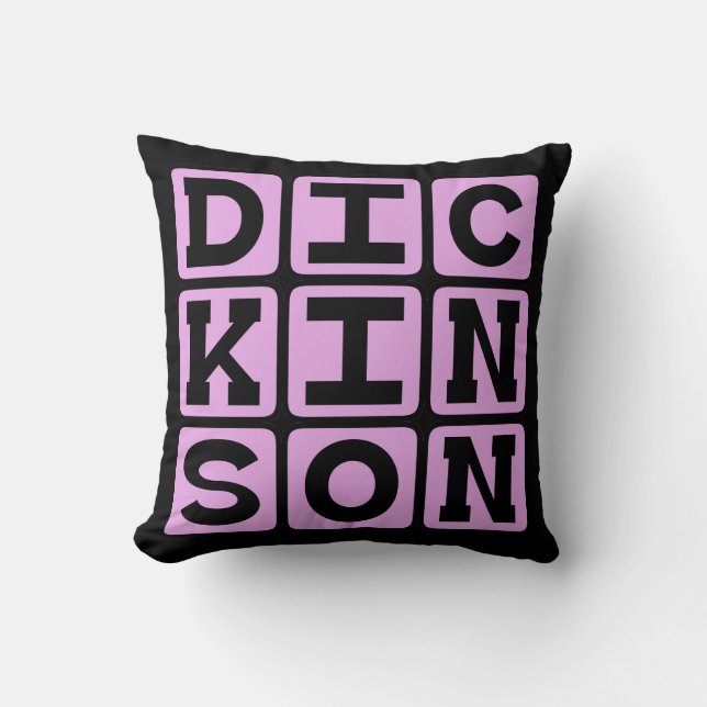 Emily Dickinson, amerikansk poet Kudde (Framsida)