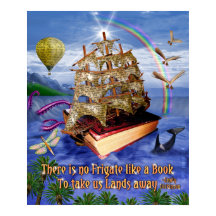 Emily Dickinson-citat Det finns ingen fregate Bok 