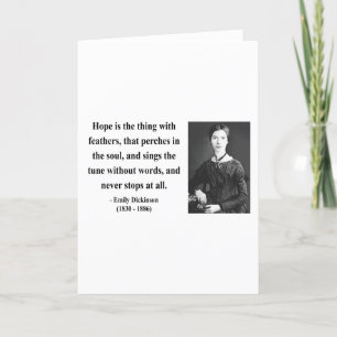 Emily Dickinson citationstecken 1b Kort