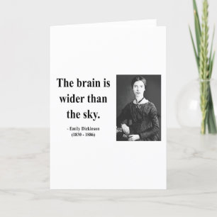 Emily Dickinson citationstecken 3b Kort
