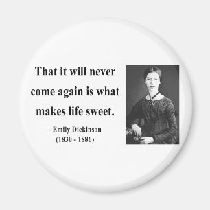 Emily Dickinson citationstecken 5b Magnet