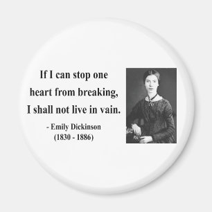 Emily Dickinson citationstecken 6b Magnet