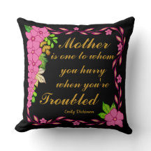 Emily Dickinson citerar om Mor