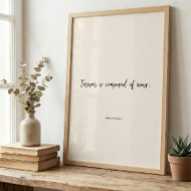 Emily Dickinson Literary Author Quote Script 