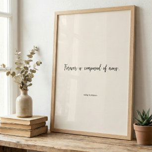 Emily Dickinson Litterär författare Citat Skript Poster