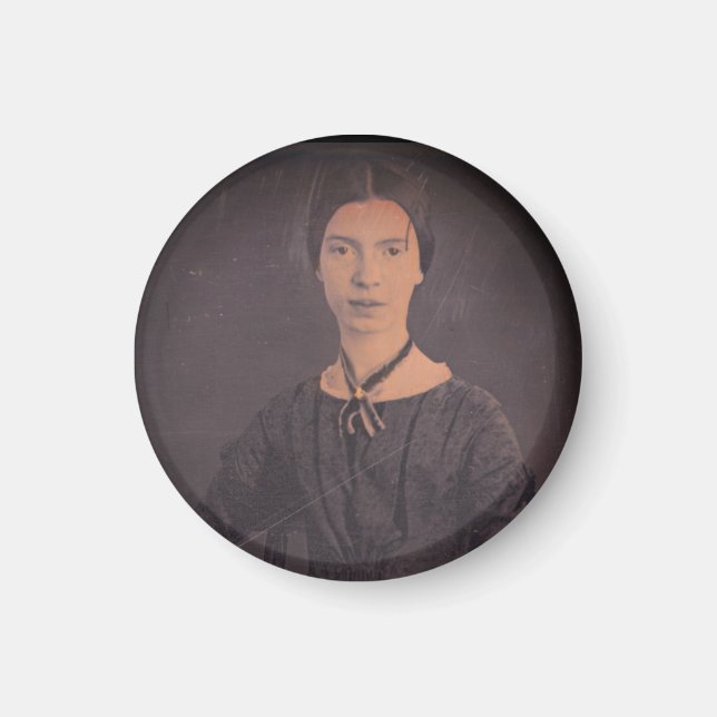 Emily Dickinson porträtt Magnet (Framsidan)