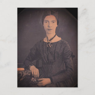 Emily Dickinson porträtt Vykort