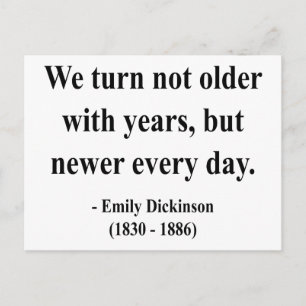Emily Dickinson Quote 4a Vykort