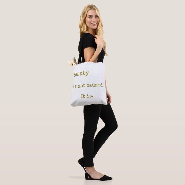 Emily Dickinson Quote Minimalist Literary Tote Bag Tygkasse (På modell)