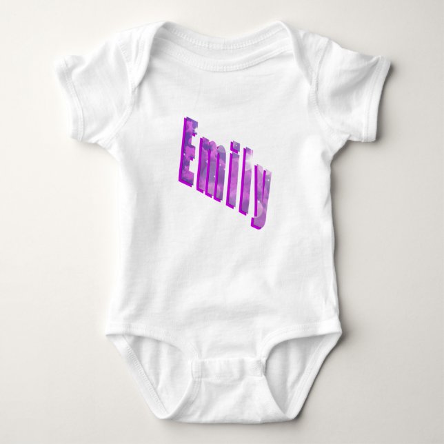 Emily Dimensional Logotyp Tee Shirt (Framsida)