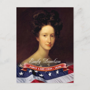 Emily Donelson, USA:s första Dam. Vykort