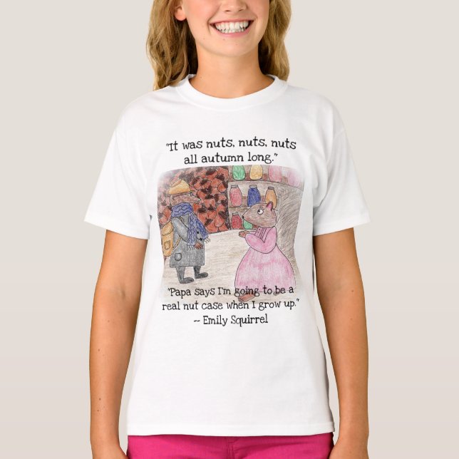 Emily ekorreskjorta t shirt (Framsida)
