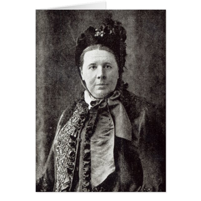 Emily Faithfull Hälsningskort (Framsidan)