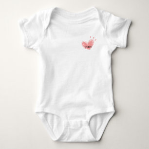 Emily Heart Baby Bodykostym T Shirt