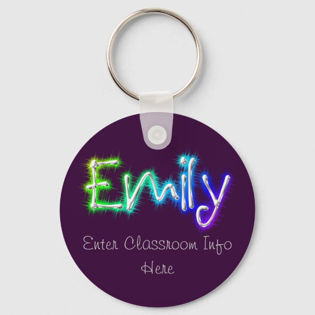 Emily ID Keychain Nyckelring (Framsida)