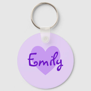 Emily in Lila Nyckelring