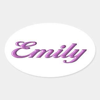 Emily klistermärke namn