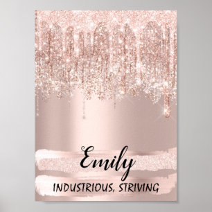 Emily Namn: Birthday 16:e Möhippan Gift Poster