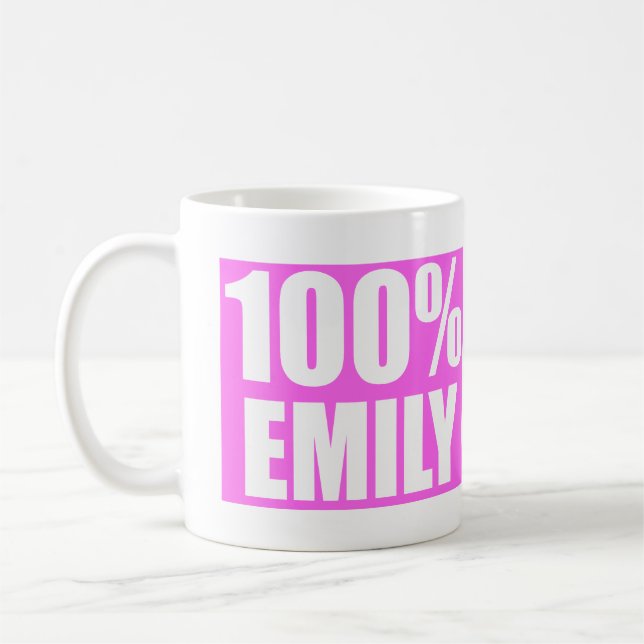 Emily namn kaffemugg (Vänster)