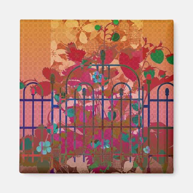 Emily Poetry Strawbär Magnet (Framsidan)