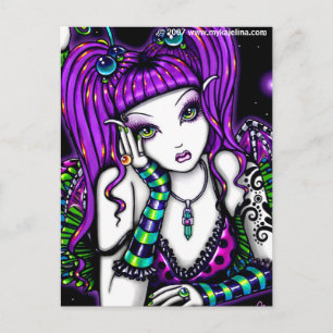 Emily Rainbow Celestial Tattoo Fe vykort