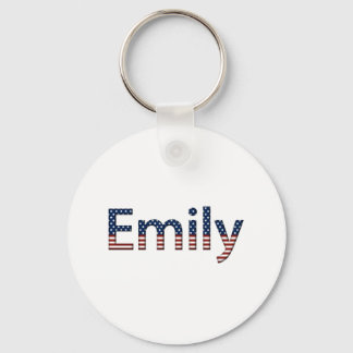 Emily Stars och stripes Nyckelring