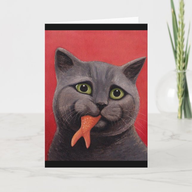 Emilys guldfisk kort (Framsida)