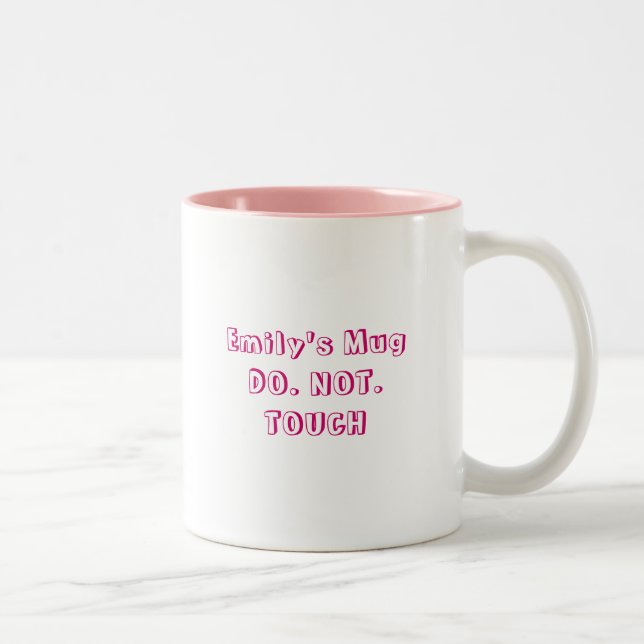 Emilys MugDO. INTE. HANDLAG Två-Tonad Mugg (Höger)