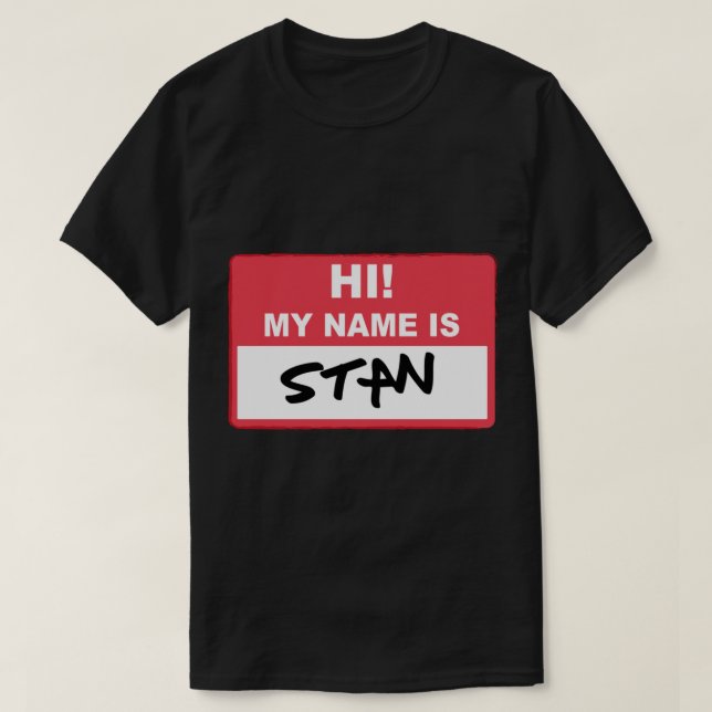 Eminem - Hej min Namn är Stan Essential T-Shirt (Design framsida)