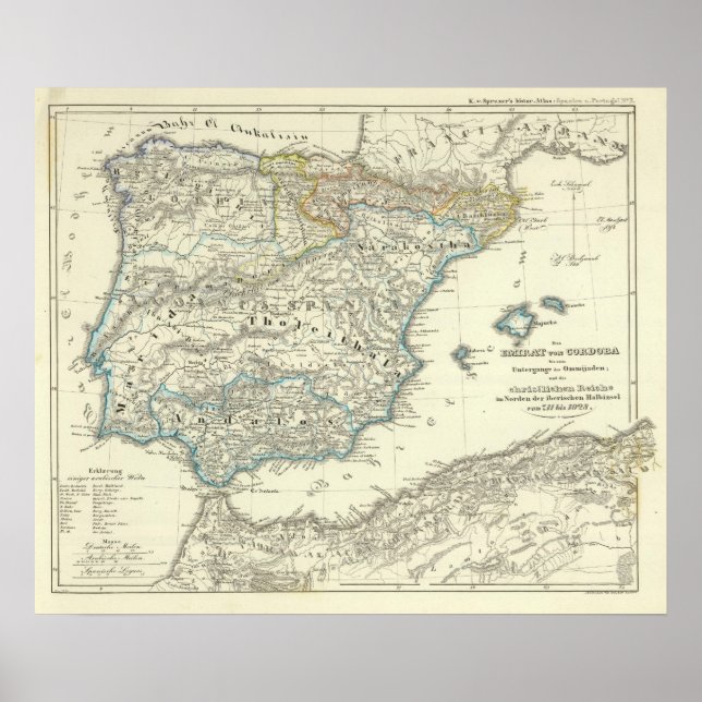 Emirate of Cordoba fram till destruktionen Poster (Framsidan)