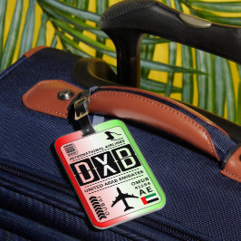 Emirates Dubai Luggage Tag Bagagebricka