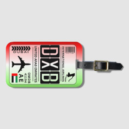Emirates Dubai Luggage Tag Bagagebricka