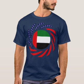 Emirati American Multinational Patriot Flagga Seri T Shirt