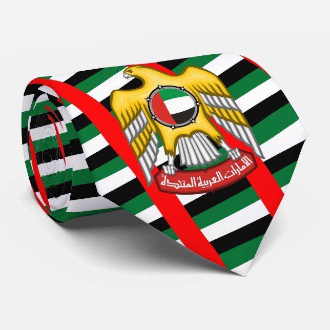 Emirati Flagga & Emblem, Förenade Arabemiraten Fla Slips (Rullad)