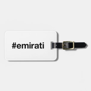 EMIRATI Hashtag Bagagebricka