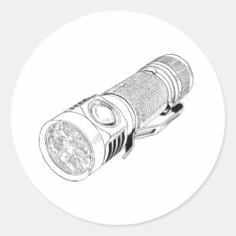 Emisar D4V2-dekaler Runt Klistermärke