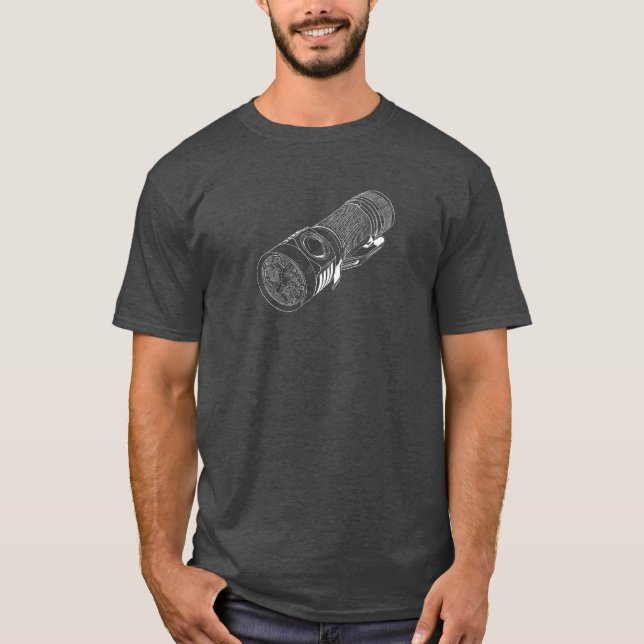 Emisar D4V2 Mörk Grått T-Shirt (Framsida)