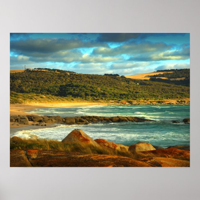 Emita Beach | Flinders Island, Tasmania Poster (Framsidan)