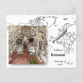 EML Lembit, Lennusadam Museum, Tallinn Estland Vykort