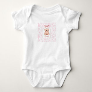 Emma Anpassad Rosa Nallebarnsnurseriesdesign T Shirt