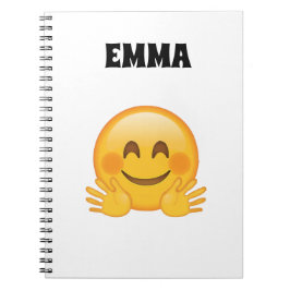 Emma- Anteckningsbok med personligt emoji 