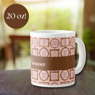 Emma av Jane Austen citerar Personlig Jumbo Mugg