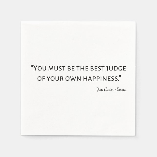 Emma av Jane Australien Quote I Pappersservett (Framsidan)