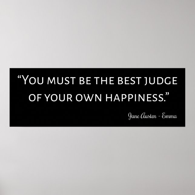 Emma av Jane Australien Quote I Poster (Framsidan)