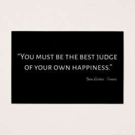 Emma av Jane Australien Quote I Visitkort