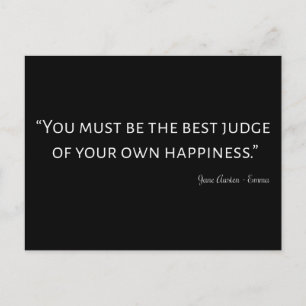 Emma by Jane Austen Quote I Vykort