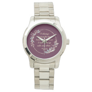 Emma by Jane Austen Quote II - Cute Stil Armbandsur