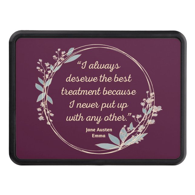 Emma by Jane Austen Quote II - Cute Stil Dragkroksskydd (Framsidan)