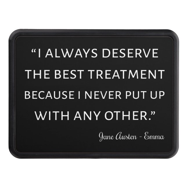 Emma by Jane Austen Quote II Dragkroksskydd (Framsidan)